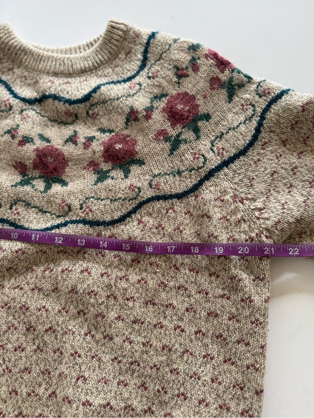 🌸 Vintage Eddie Bauer Floral Knit Sweater
Size Large - Picture 9 of 9